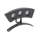 GLOBOSTAR® TREEPLANTE 90517 Κυρτή Μπάρα Φωτισμού Wall Washer για Φυτά - Δέντρα LED 3W 255lm 15° DC 24V Αδιάβροχο IP67 Πράσινο Dimmable - Bridgelux SMD Chip - Γκρι Ανθρακί - Μ11 x Π3 x Υ8.2cm - 3 Χρόνια Εγγύηση - Image 3