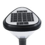 GLOBOSTAR® SOLARMIS 90521 Φωτιστικό Κολωνάκι Κήπου LED 10W 180lm 120° με Ενσωματωμένο Φωτοβολταϊκό Panel 6V 5W & Επαναφορτιζόμενη Μπαταρία Li-ion 3.2V 6000mAh με Αισθητήρα Ημέρας-Νύχτας Αδιάβροχο IP65 Ψυχρό Λευκό 6000K - Μαύρο - Μ26 x Π26 x Υ60cm - 2 Χρόνια Εγγύηση - Image 6