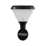 GLOBOSTAR® NATURE 90526 Φωτιστικό Κολωνάκι Κήπου LED 10W 330lm 120° με Ενσωματωμένο Φωτοβολταϊκό Panel 6V 2W & Επαναφορτιζόμενη Μπαταρία Li-ion 3.2V 1800mAh με Αισθητήρα Ημέρας-Νύχτας Αδιάβροχο IP65 Ψυχρό Λευκό 6000K - Γκρι Ανθρακί - Μ26 x Π29 x Υ36cm - 2 Χρόνια Εγγύηση - Image 5