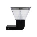 GLOBOSTAR® GRACIOUS 90529 Μοντέρνο Φωτιστικό Τοίχου - Απλίκα LED 10W 500lm 120° με Ενσωματωμένο Φωτοβολταϊκό Panel 6V 2W & Επαναφορτιζόμενη Μπαταρία Li-ion 3.2V 1800mAh με Αισθητήρα Ημέρας-Νύχτας Αδιάβροχο IP65 Ρυθμιζόμενο Λευκό CCT με Διακόπτη στο Σώμα 2700K/4500K/6000K - Sanan SMD Chip - Γκρι Ανθρακί - Μ29 x Π24 x Υ24cm - 2 Χρόνια Εγγύηση - Image 3