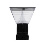 GLOBOSTAR® GRACIOUS 90529 Μοντέρνο Φωτιστικό Τοίχου - Απλίκα LED 10W 500lm 120° με Ενσωματωμένο Φωτοβολταϊκό Panel 6V 2W & Επαναφορτιζόμενη Μπαταρία Li-ion 3.2V 1800mAh με Αισθητήρα Ημέρας-Νύχτας Αδιάβροχο IP65 Ρυθμιζόμενο Λευκό CCT με Διακόπτη στο Σώμα 2700K/4500K/6000K - Sanan SMD Chip - Γκρι Ανθρακί - Μ29 x Π24 x Υ24cm - 2 Χρόνια Εγγύηση - Image 5