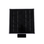 GLOBOSTAR® GRACIOUS 90529 Μοντέρνο Φωτιστικό Τοίχου - Απλίκα LED 10W 500lm 120° με Ενσωματωμένο Φωτοβολταϊκό Panel 6V 2W & Επαναφορτιζόμενη Μπαταρία Li-ion 3.2V 1800mAh με Αισθητήρα Ημέρας-Νύχτας Αδιάβροχο IP65 Ρυθμιζόμενο Λευκό CCT με Διακόπτη στο Σώμα 2700K/4500K/6000K - Sanan SMD Chip - Γκρι Ανθρακί - Μ29 x Π24 x Υ24cm - 2 Χρόνια Εγγύηση - Image 6
