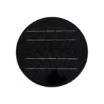 GLOBOSTAR® ARVENT 90534 Φωτιστικό Κολωνάκι Κήπου LED 10W 500lm 120° με Ενσωματωμένο Φωτοβολταϊκό Panel 6V 2W & Επαναφορτιζόμενη Μπαταρία Li-ion 3.2V 8000mAh με Αισθητήρα Ημέρας-Νύχτας Αδιάβροχο IP65 Ψυχρό Λευκό 6000K - Γκρι Ανθρακί - Μ24 x Π24 x Υ36cm - 2 Χρόνια Εγγύηση - Image 4