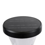 GLOBOSTAR® ARVENT 90534 Φωτιστικό Κολωνάκι Κήπου LED 10W 500lm 120° με Ενσωματωμένο Φωτοβολταϊκό Panel 6V 2W & Επαναφορτιζόμενη Μπαταρία Li-ion 3.2V 8000mAh με Αισθητήρα Ημέρας-Νύχτας Αδιάβροχο IP65 Ψυχρό Λευκό 6000K - Γκρι Ανθρακί - Μ24 x Π24 x Υ36cm - 2 Χρόνια Εγγύηση - Image 5