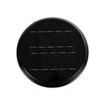 GLOBOSTAR® WHISPER 90535 Φωτιστικό Κολωνάκι Κήπου LED 10W 500lm 120° με Ενσωματωμένο Φωτοβολταϊκό Panel 6V 2W & Επαναφορτιζόμενη Μπαταρία Li-ion 3.2V 1800mAh με Αισθητήρα Ημέρας-Νύχτας Αδιάβροχο IP65 Ψυχρό Λευκό 6000K - Sanan SMD Chip - Γκρι Ανθρακί - Μ25 x Π25 x 28cm - 2 Χρόνια Εγγύηση - Image 4