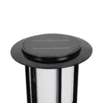 GLOBOSTAR® SOLARMIS 90536 Φωτιστικό Κολωνάκι Κήπου LED 10W 180lm 120° με Ενσωματωμένο Φωτοβολταϊκό Panel 6V 5W & Επαναφορτιζόμενη Μπαταρία Li-ion 3.2V 6000mAh με Αισθητήρα Ημέρας-Νύχτας Αδιάβροχο IP65 All in One CCT 6000K-4500K-2700K - Μαύρο - Μ22 x Π22 x Υ59cm - 2 Χρόνια Εγγύηση - Image 4