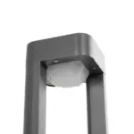 GLOBOSTAR® ΜΟΝΕΒΟΟ 90543 Φωτιστικό Κολωνάκι Κήπου LED 15W 1500lm 60° AC 220-240V Αδιάβροχο IP65 Θερμό Λευκό 2700K - Γκρι Ανθρακί - Μ12 x Π12 x Υ60.5cm - 3 Χρόνια Εγγύηση - Image 6