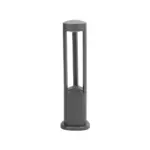 GLOBOSTAR® RODEMA 90545 Φωτιστικό Κολωνάκι Κήπου LED 15W 1500lm 60° AC 220-240V Αδιάβροχο IP65 Θερμό Λευκό 2700K - Γκρι Ανθρακί - Μ16.5 x Π16.5 x Υ60cm - 3 Χρόνια Εγγύηση - Image 3