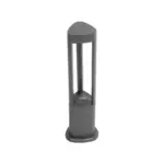 GLOBOSTAR® RODEMA 90545 Φωτιστικό Κολωνάκι Κήπου LED 15W 1500lm 60° AC 220-240V Αδιάβροχο IP65 Θερμό Λευκό 2700K - Γκρι Ανθρακί - Μ16.5 x Π16.5 x Υ60cm - 3 Χρόνια Εγγύηση - Image 5