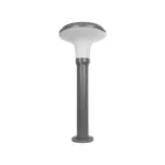 GLOBOSTAR® WHISPER 90548 Φωτιστικό Κολωνάκι Κήπου με Ντουί 1 x E27 AC 220-240V Αδιάβροχο IP65 - Γκρι Ανθρακί - Μ27 x Π27 x Υ79cm - Image 4