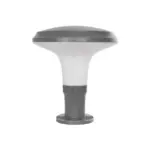 GLOBOSTAR® WHISPER 90553 Φωτιστικό Κολωνάκι Κήπου με Ντουί 1 x E27 AC 220-240V Αδιάβροχο IP65 - Γκρι Ανθρακί - Μ27 x Π27 x Υ29cm - Image 3