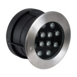 GloboStar® UNDERWATER-JULIA 90568 Υποβρύχιο Χωνευτό Φωτιστικό Σποτ Ειδικό για Σιντριβάνια LED 12W 1080lm 15° DC 24V Αδιάβροχο IP68 Φ18 x Υ11.2cm Θερμό Λευκό 2700K - Ανοξείδωτο Ατσάλι - 3 Χρόνια Εγγύηση - Image 3