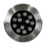 GloboStar® UNDERWATER-JULIA 90570 Υποβρύχιο Χωνευτό Φωτιστικό Σποτ Ειδικό για Σιντριβάνια LED 12W 1020lm 15° DC 24V Αδιάβροχο IP68 Φ18 x Υ11.2cm RGBW DMX512 - Ανοξείδωτο Ατσάλι - 3 Years Warranty - Image 4