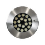 GloboStar® UNDERGROUND-SINA 90573 Χωνευτό Φωτιστικό Σποτ Δαπέδου LED 18W 1530lm 15° DC 24V Αδιάβροχο IP68 Φ20 x Υ11cm RGBW DMX512 - Ανοξείδωτο Ατσάλι - 3 Χρόνια Εγγύηση - Image 4