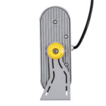 GLOBOSTAR® FLOODHENA 90445 Προβολέας Σποτ Wall Washer LED 36W 3060lm 30° AC 220-240V Αδιάβροχο IP67 Ultra Θερμό Λευκό 2200K - Bridgelux SMD Chip - Γκρι Ανθρακί - Μ30 x Π6 x Υ17cm - 3 Χρόνια Εγγύηση - Image 5