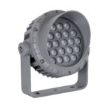 GLOBOSTAR® FLOODMENA 90336 Προβολέας Σποτ Wall Washer με Αντιθαμβωτική Γρίλια LED 24W 2040lm 30° AC 220-240V Αδιάβροχο IP67 Ultra Θερμό Λευκό 2200K - Bridgelux SMD Chip - Γκρι Ανθρακί - Μ19.5 x Π16 x Υ21cm - 3 Χρόνια Εγγύηση - Image 3