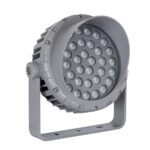 GLOBOSTAR® FLOODMENA 90337 Προβολέας Σποτ Wall Washer με Αντιθαμβωτική Γρίλια LED 36W 3060lm 30° AC 220-240V Αδιάβροχο IP67 Ultra Θερμό Λευκό 2200K - Bridgelux SMD Chip - Γκρι Ανθρακί - Μ23.5 x Π17.5 x Υ25.5cm - 3 Χρόνια Εγγύηση - Image 3