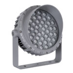 GLOBOSTAR® FLOODMENA 90338 Προβολέας Σποτ Wall Washer με Αντιθαμβωτική Γρίλια LED 48W 4080lm 30° AC 220-240V Αδιάβροχο IP67 Ultra Θερμό Λευκό 2200K - Bridgelux SMD Chip - Γκρι Ανθρακί - Μ26 x Π20 x Υ28.5cm - 3 Χρόνια Εγγύηση - Image 3