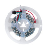 GLOBOSTAR® DIGIPRO 90606 Ψηφιακή Pixel Addressable Ταινία LED 14.4W/m 864lm/m 120° DC 5V IP20 60 x SMD5050 Chip/m 20 x Pixel/m Πολύχρωμο RGB Dimmable SPI/TTL Protocol IC WS2812/SK6812 - Sanan SMD Chip - Μ200 x Π0.6 x Υ0.2cm - Ρολό 2 Μέτρων - 5 Χρόνια Εγγύηση - Image 5