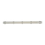 GLOBOSTAR® VIGAS 90612 Γραμμικό Βιομηχανικό Φωτιστικό Σκαφάκι Tri-Proof με Μεταλλικά Clips για 1 x Λάμπα T8 G13 120cm Τύπου Φθορίου LED Τροφοδοσίας Ενός Άκρου 120° AC 220-240V Αδιάβροχο IP65 - Γκρι με Διάφανο Κάλυμμα Πλαστικό PC - Μ126 x Π8 x Υ8.5cm - Image 4