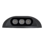 GLOBOSTAR® STEPLUNA 90617 Φωτιστικό Σκαλοπατιού / Διαδρόμου LED 3W 345lm 10° DC 24V Αδιάβροχο IP65 Φυσικό Λευκό 4500K Dimmable - Bridgelux SMD Chip - Μαύρο Ματ - Μ12 x Π12 x Υ3cm - 3 Χρόνια Εγγύηση - Image 4