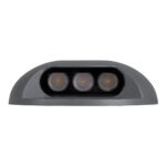 GLOBOSTAR® STEPLUNA 90623 Φωτιστικό Σκαλοπατιού / Διαδρόμου LED 3W 345lm 10° DC 24V Αδιάβροχο IP65 Φυσικό Λευκό 4500K Dimmable - Bridgelux SMD Chip - Γκρι Ανθρακί - Μ12 x Π12 x Υ3cm - 3 Χρόνια Εγγύηση - Image 4