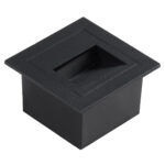 GLOBOSTAR® STEP-MINA 90625 Χωνευτό Αρχιτεκτονικό Φωτιστικό Διαδρόμου/Σκαλοπατιού LED 3W 330lm 30° DC 24V Αδιάβροχο IP65 Θερμό Λευκό 2700K Dimmable - Μαύρο - Μ8.3 x Π8.3 x Υ5cm / Q6.6cm - 3 Χρόνια Εγγύηση - Image 3