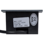 GLOBOSTAR® STEP-MINA 90627 Χωνευτό Αρχιτεκτονικό Φωτιστικό Διαδρόμου/Σκαλοπατιού LED 3W 330lm 30° DC 24V Αδιάβροχο IP65 Θερμό Λευκό 2700K Dimmable - Γκρι Ανθρακί - Μ8.3 x Π8.3 x Υ5cm / Μ6.6 x Π6.6cm - 3 Χρόνια Εγγύηση - Image 6