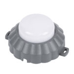 GLOBOSTAR® WALLLIGHT-MONA 90628 Μοντέρνο Φωτιστικό Τοίχου - Απλίκα LED 6W 660lm 360° DC 24V Αδιάβροχο IP65 Θερμό Λευκό 2700K - CREE COB Chip & TÜV SÜD Driver - Γκρι Ανθρακί Ματ - Μ11 x Π11 x Υ6.5cm - 3 Χρόνια Εγγύηση - Image 3