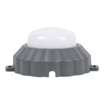 GLOBOSTAR® WALLLIGHT-MONA 90628 Μοντέρνο Φωτιστικό Τοίχου - Απλίκα LED 6W 660lm 360° DC 24V Αδιάβροχο IP65 Θερμό Λευκό 2700K - CREE COB Chip & TÜV SÜD Driver - Γκρι Ανθρακί Ματ - Μ11 x Π11 x Υ6.5cm - 3 Χρόνια Εγγύηση - Image 5