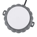 GLOBOSTAR® WALLLIGHT-MONA 90629 Μοντέρνο Φωτιστικό Τοίχου - Απλίκα LED 12W 1320lm 360° DC 24V Αδιάβροχο IP65 Θερμό Λευκό 2700K - CREE COB Chip & TÜV SÜD Driver - Γκρι Ανθρακί Ματ - Μ13 x Π13 x Υ12.5cm - 3 Χρόνια Εγγύηση - Image 4