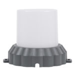 GLOBOSTAR® WALLLIGHT-MONA 90629 Μοντέρνο Φωτιστικό Τοίχου - Απλίκα LED 12W 1320lm 360° DC 24V Αδιάβροχο IP65 Θερμό Λευκό 2700K - CREE COB Chip & TÜV SÜD Driver - Γκρι Ανθρακί Ματ - Μ13 x Π13 x Υ12.5cm - 3 Χρόνια Εγγύηση - Image 5