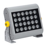 GLOBOSTAR® FLOODHENA 90638 Προβολέας Σποτ Wall Washer LED 24W 2160lm 30° AC 220-240V Αδιάβροχο IP65 Θερμό Λευκό 2700K - Bridgelux SMD Chip - Γκρι Ανθρακί - Μ22.5 x Π6 x Υ16.5cm - 3 Χρόνια Εγγύηση - Image 3