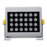GLOBOSTAR® FLOODHENA 90638 Προβολέας Σποτ Wall Washer LED 24W 2160lm 30° AC 220-240V Αδιάβροχο IP65 Θερμό Λευκό 2700K - Bridgelux SMD Chip - Γκρι Ανθρακί - Μ22.5 x Π6 x Υ16.5cm - 3 Χρόνια Εγγύηση - Image 4