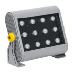 GLOBOSTAR® FLOODHENA 90641 Προβολέας Σποτ Wall Washer LED 24W 1920lm 30° DC 24V Αδιάβροχο IP65 Πολύχρωμο RGB Dimmable DMX512 - Bridgelux SMD Chip - Γκρι Ανθρακί - Μ22.5 x Π6 x Υ16.5cm - 3 Χρόνια Εγγύηση - Image 3