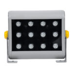 GLOBOSTAR® FLOODHENA 90641 Προβολέας Σποτ Wall Washer LED 24W 1920lm 30° DC 24V Αδιάβροχο IP65 Πολύχρωμο RGB Dimmable DMX512 - Bridgelux SMD Chip - Γκρι Ανθρακί - Μ22.5 x Π6 x Υ16.5cm - 3 Χρόνια Εγγύηση - Image 4