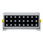 GLOBOSTAR® FLOODHENA 90643 Προβολέας Σποτ Wall Washer LED 48W 3840lm 30° DC 24V Αδιάβροχο IP65 Πολύχρωμο RGB Dimmable DMX512 - Bridgelux SMD Chip - Γκρι Ανθρακί - Μ39 x Π6 x Υ17cm - 3 Χρόνια Εγγύηση - Image 4