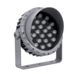 GLOBOSTAR® FLOODMENA 90644 Προβολέας Σποτ Wall Washer με Αντιθαμβωτική Γρίλια LED 24W 2160lm 30° AC 220-240V Αδιάβροχο IP65 Θερμό Λευκό 2700K - Bridgelux SMD Chip - Γκρι Ανθρακί - Μ23 x Π23 x Υ18cm - 3 Χρόνια Εγγύηση - Image 3