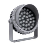 GLOBOSTAR® FLOODMENA 90645 Προβολέας Σποτ Wall Washer με Αντιθαμβωτική Γρίλια LED 36W 3240lm 30° AC 220-240V Αδιάβροχο IP65 Θερμό Λευκό 2700K - Bridgelux SMD Chip - Γκρι Ανθρακί - Μ23 x Π23 x Υ18cm - 3 Χρόνια Εγγύηση - Image 3