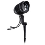 GloboStar® TREELIGHT-LINA 90657 Σποτ Φωτισμού Ειδικό για Φυτά - Δέντρα με Βάση Κήπου / Καρφωτό LED 6W 630lm 30° DC 24V Αδιάβροχο IP65 Μ10.5 x Π18 x Υ40cm Πολύχρωμο RGBW DMX512 - Γκρι Ανθρακί - 3 Years Warranty - Image 3