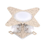 GLOBOSTAR® WALLLIGHT-CINA 90658 Μοντέρνο Φωτιστικό Τοίχου - Απλίκα LED 10W 1100lm 10° AC 220-240V Αδιάβροχο IP65 Θερμό Λευκό 2700K - CREE COB Chip & TÜV SÜD Driver - Μπεζ - Μ18.5 x Π18.5 x Υ8.5cm - 3 Χρόνια Εγγύηση - Image 3