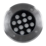 GLOBOSTAR® UNDERGROUNDTINA 90668 Χωνευτό Αρχιτεκτονικο Φωτιστικό Σποτ Δαπέδου LED 12W 1380lm 30° DC 24V Αδιάβροχο IP65 Φυσικό Λευκό 4500K Dimmable - Bridgelux SMD Chip - Ανοξείδωτο Ατσάλι SS304 - Μ16 x Π16 x Υ9cm / Q14cm - 3 Χρόνια Εγγύηση - Image 4