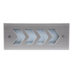 GloboStar® WALLLIGHT-ARINA 90670 Χωνευτό Φωτιστικό Τοίχου LED 6W 660lm 120° DC 24V Αδιάβροχο IP67 Μ17 x Π7 x Υ5.5cm Θερμό Λευκό 3000K - Ανοξείδωτο Ατσάλι - 3 Years Warranty - Image 5