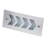 GloboStar® WALLLIGHT-ARINA 90672 Χωνευτό Φωτιστικό Τοίχου LED 6W 720lm 120° DC 24V Αδιάβροχο IP67 Μ17 x Π7 x Υ5.5cm Ψυχρό Λευκό 6000K - Ανοξείδωτο Ατσάλι - 3 Years Warranty - Image 4
