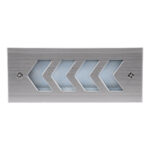 GloboStar® WALLLIGHT-ARINA 90672 Χωνευτό Φωτιστικό Τοίχου LED 6W 720lm 120° DC 24V Αδιάβροχο IP67 Μ17 x Π7 x Υ5.5cm Ψυχρό Λευκό 6000K - Ανοξείδωτο Ατσάλι - 3 Years Warranty - Image 6