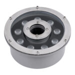 GLOBOSTAR® UNDERWATER-FINA 90674 Υποβρύχιος Προβολέας Σποτ για Σιντριβάνια/Πισίνες LED 9W 990lm 30° DC 24V Αδιάβροχο IP68 Θερμό Λευκό 2700K Dimmable - Ανοξείδωτο Ατσάλι 304 - Φ16 x Υ8cm - 3 Χρόνια Εγγύηση - Image 3
