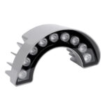 GLOBOSTAR® TREEWINA 90680 Κυρτή Μπάρα Φωτισμού Wall Washer για Φυτά - Δέντρα LED 9W 990lm 30° DC 24V Αδιάβροχο IP65 Θερμό Λευκό 2700K Dimmable - Bridgelux SMD Chip - Γκρι Ανθρακί - Μ20.5 x Π5.5 x Υ11cm - 3 Χρόνια Εγγύηση - Image 3