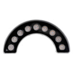 GLOBOSTAR® TREEWINA 90680 Κυρτή Μπάρα Φωτισμού Wall Washer για Φυτά - Δέντρα LED 9W 990lm 30° DC 24V Αδιάβροχο IP65 Θερμό Λευκό 2700K Dimmable - Bridgelux SMD Chip - Γκρι Ανθρακί - Μ20.5 x Π5.5 x Υ11cm - 3 Χρόνια Εγγύηση - Image 4
