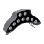 GLOBOSTAR® TREEPINA 90682 Κυρτή Μπάρα Φωτισμού Wall Washer για Φυτά - Δέντρα LED 9W 990lm 30° DC 24V Αδιάβροχο IP65 Θερμό Λευκό 2700K Dimmable - Bridgelux SMD Chip - Γκρι Ανθρακί - Μ20.5 x Π5.5 x Υ12cm - 3 Χρόνια Εγγύηση - Image 3