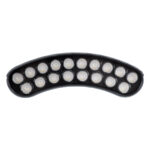 GloboStar® TREELIGHT-KINA 90686 Κυρτή Μπάρα Φωτισμού Wall Washer με Αντιθαμβωτική Γρίλια Ειδική για Φυτά - Δέντρα LED 18W 1530lm 15° DC 24V Αδιάβροχο IP67 L24.5 x W7 x H8cm RGBW DMX512 - Γκρι Ανθρακί - 3 Years Warranty - Image 4